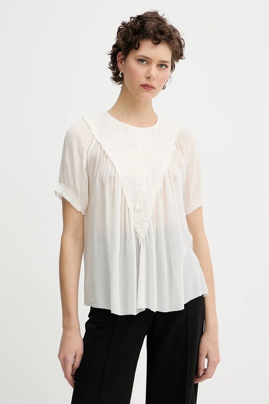MUNTHE bluzka PERILLA casual beżowy 252100025231