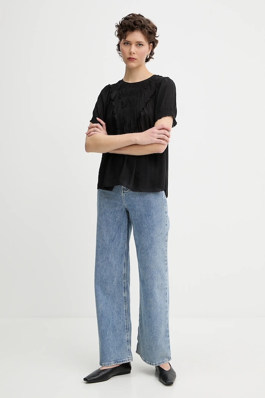MUNTHE bluzka PERILLA 252100025231 czarny AW25