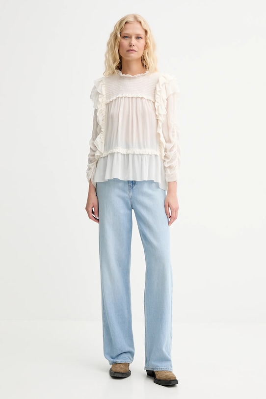 MUNTHE bluză CRISP 252100225231 bej AW25