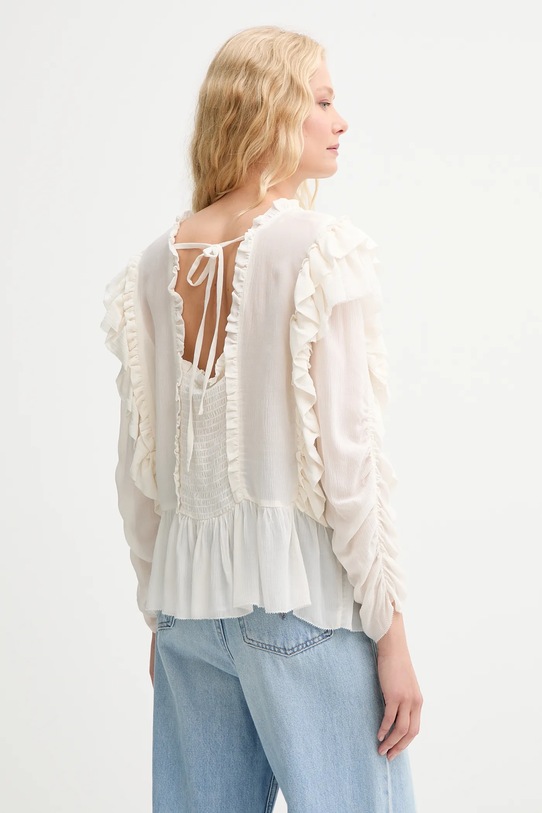 Îmbrăcăminte MUNTHE bluză CRISP 252100225231 bej