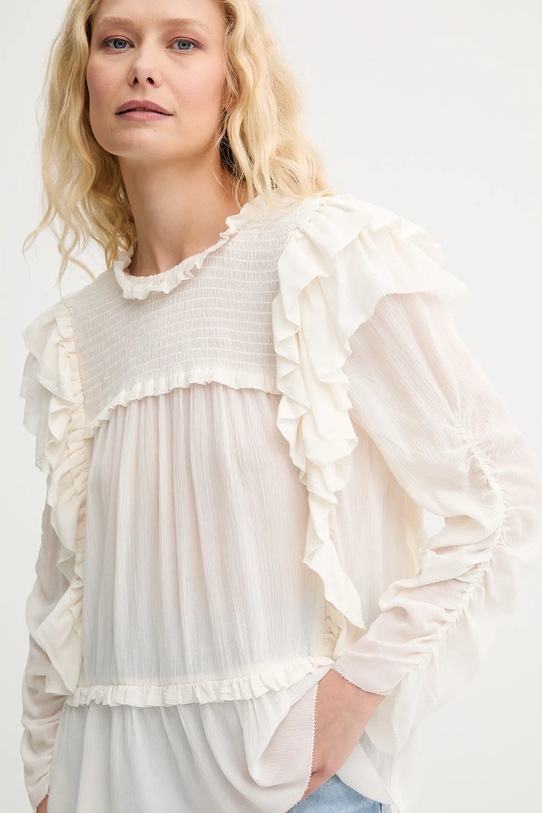 MUNTHE bluză CRISP bej 252100225231