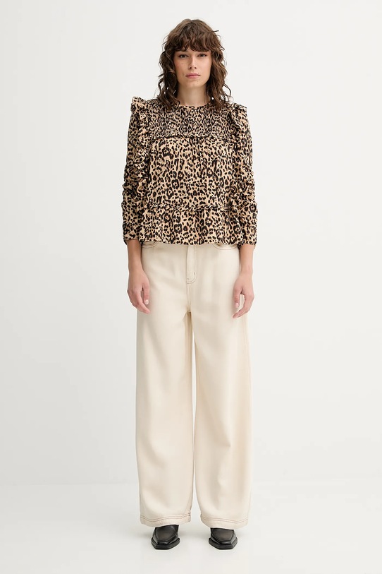 Blúzka MUNTHE CRISP 252101225222 béžová AW25