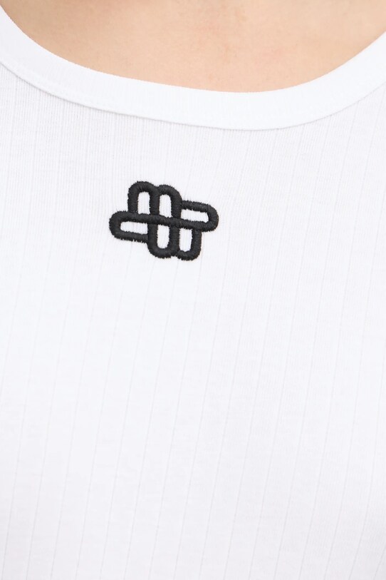 MUNTHE longsleeve din bumbac POTE alb 252110225264