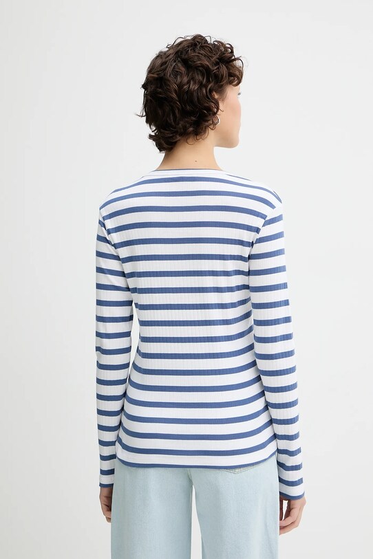 Odzież MUNTHE longsleeve bawełniany POTE 252110225264 niebieski