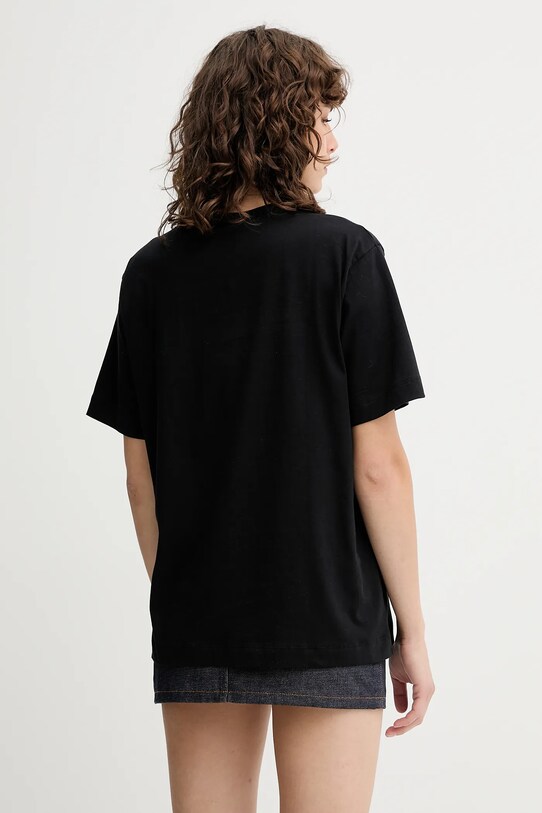 Îmbrăcăminte MUNTHE tricou din bumbac PRIZE 252110325260 negru