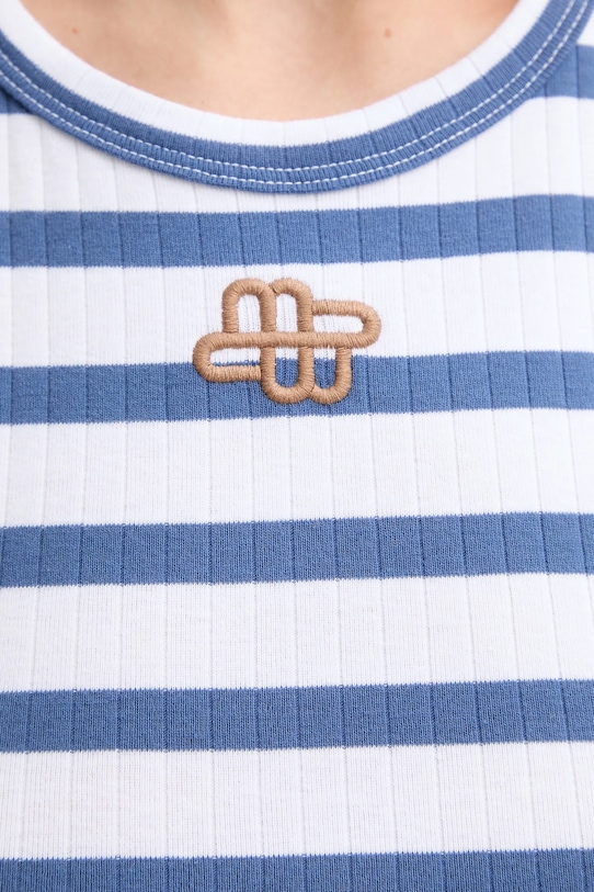 MUNTHE pamut top TEZZA kék 252111525264