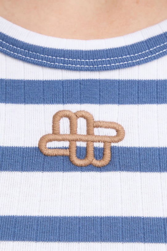 MUNTHE pamut top TEZZA 252111525264 kék