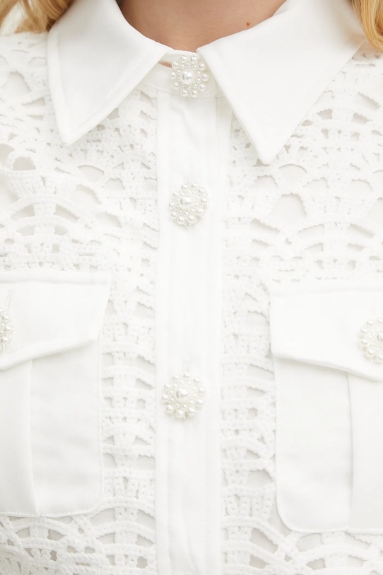 Morgan cămașă CREMA alb