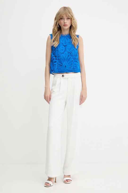 Morgan t-shirt OSLA niebieski SS25