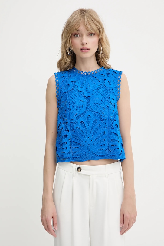 Morgan t-shirt semplice violetto OSLA