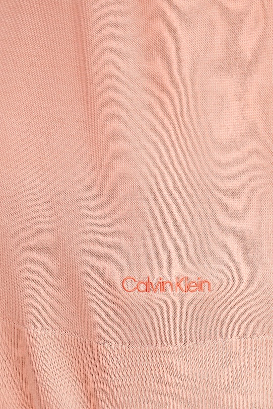 Calvin Klein t-shirt LV044A307G pomarańczowy