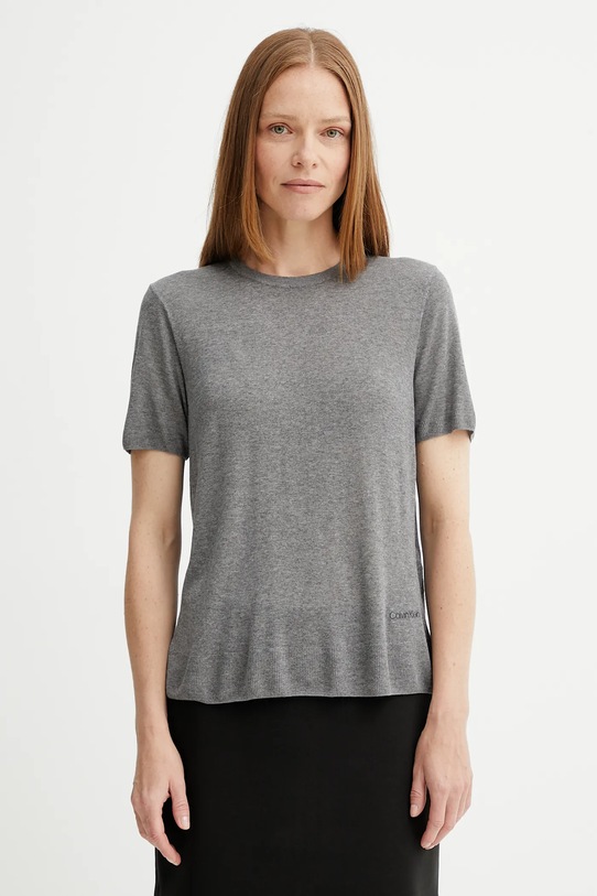 Calvin Klein t-shirt regular szary LV044A307G