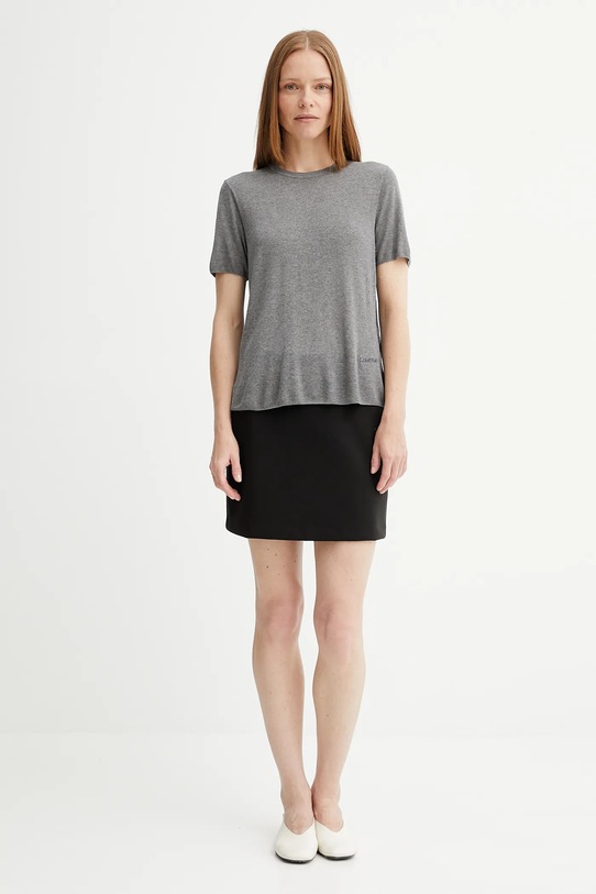 Calvin Klein t-shirt LV044A307G szary AW25