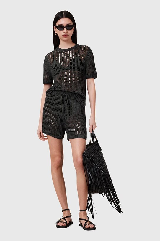 AllSaints bluzka PALOMA W045KC czarny