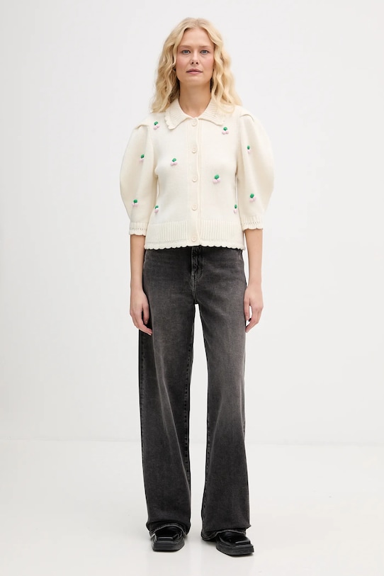 Кардиган з додаванням вовни Stine Goya 0 SG.AW25.K044.2359 бежевий AW25