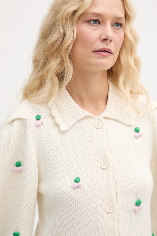 Кардиган з додаванням вовни Stine Goya 0 бежевий SG.AW25.K044.2359