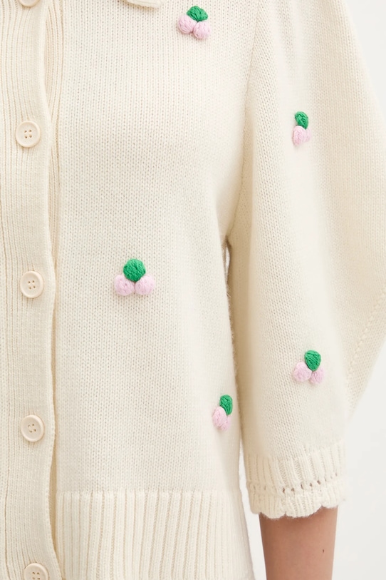 Stine Goya cardigan din amestec de lână SG.AW25.K044.2359 bej
