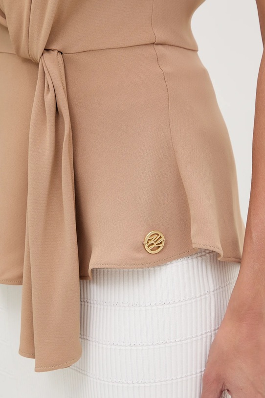 Blúzka Karl Lagerfeld A3W11017 béžová