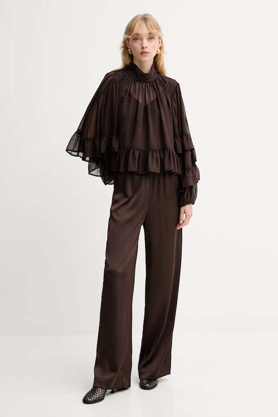 Gestuz bluzka 10910650 brązowy AW25