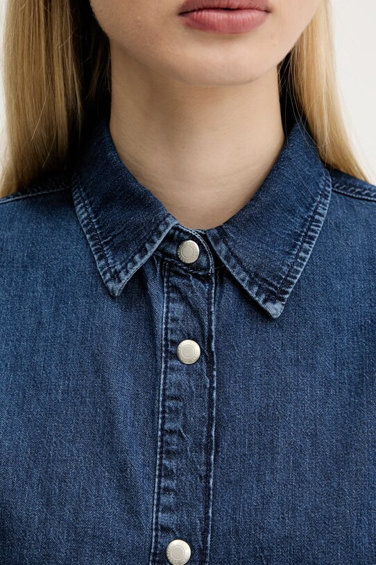 Karl Lagerfeld Jeans koszula jeansowa A3W11002 granatowy