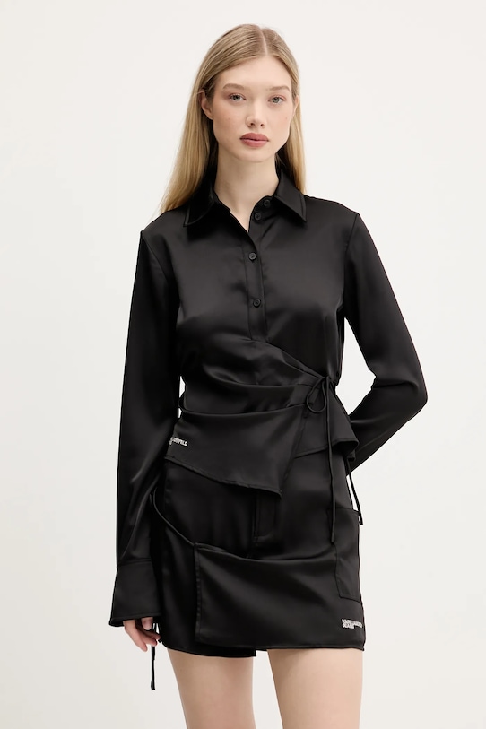 Karl Lagerfeld Jeans koszula regular czarny A3W11008