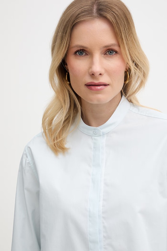 Βαμβακερό πουκάμισο BOSS μπλε 50543684