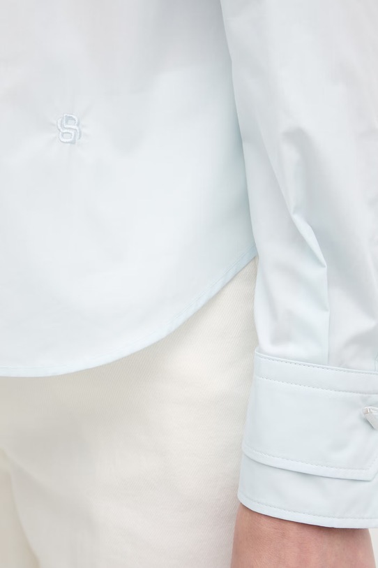 Βαμβακερό πουκάμισο BOSS 50543684 μπλε