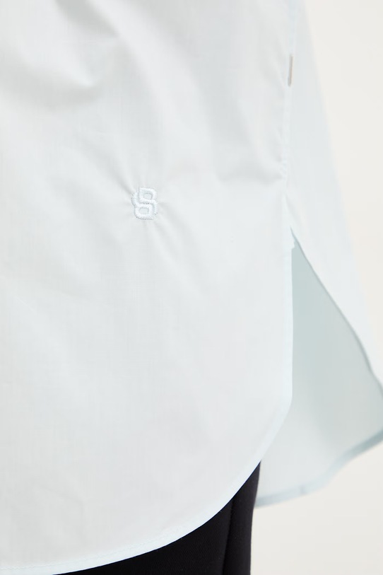 BOSS koszula bawełniana 50543800 niebieski