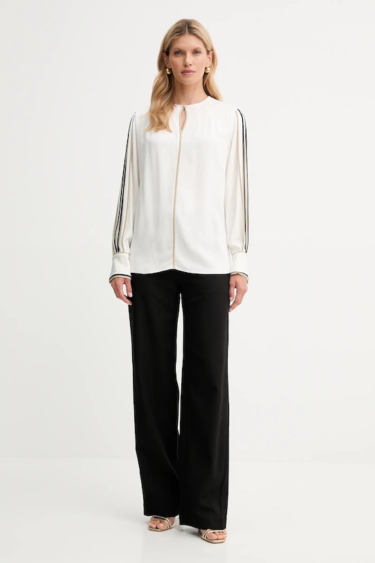 BOSS bluză 50546147 bej AW25