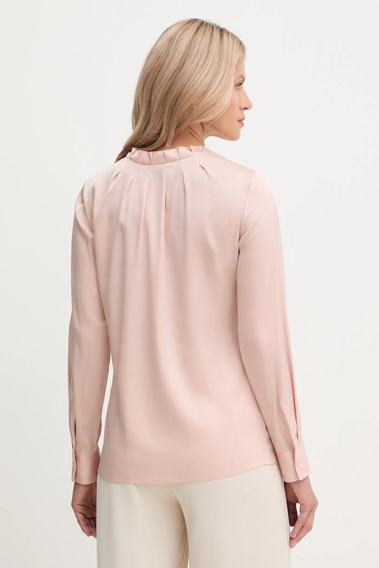 Îmbrăcăminte BOSS bluză de mătase 50548224 portocaliu