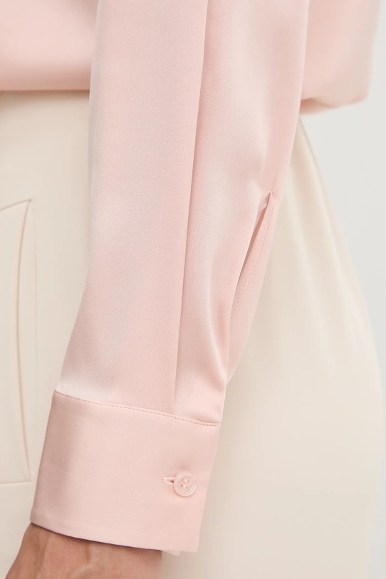 BOSS bluză de mătase 50548224 portocaliu