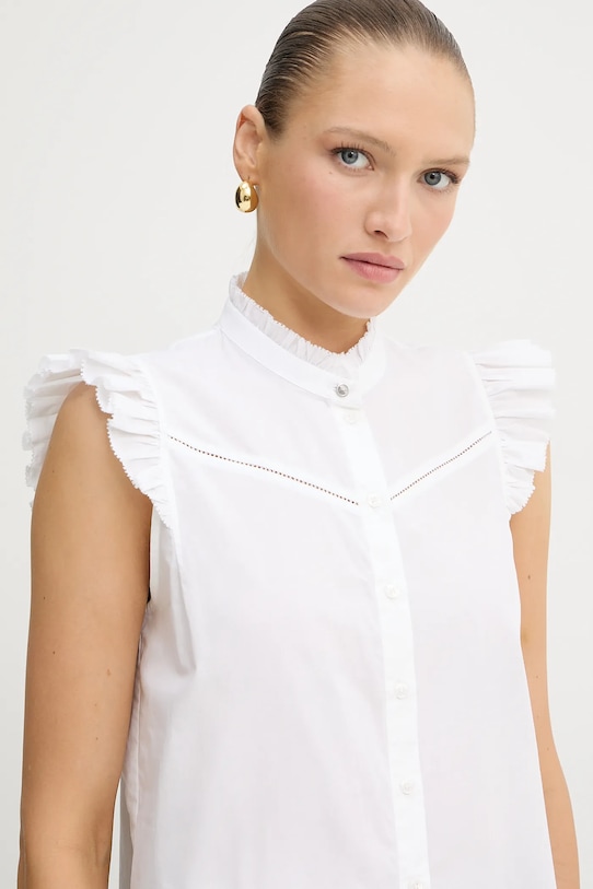 BOSS Orange cămașă din bumbac alb 50552753