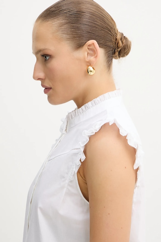 BOSS Orange cămașă din bumbac 50552753 alb