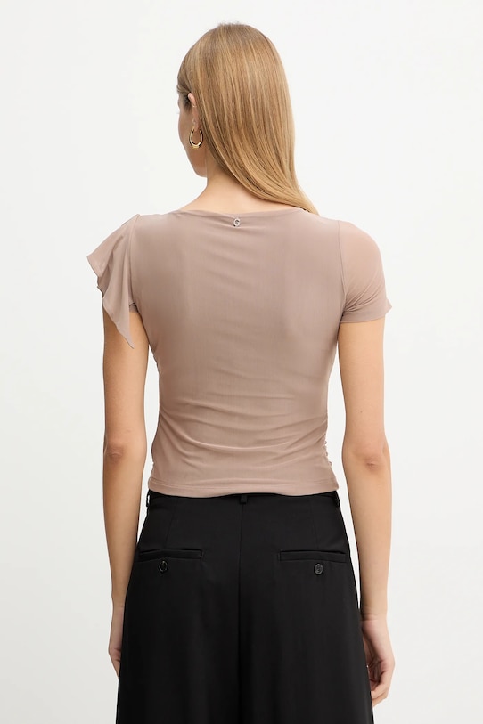 Odzież Guess bluzka VERDIANA W5YP08.KCZC2 brązowy