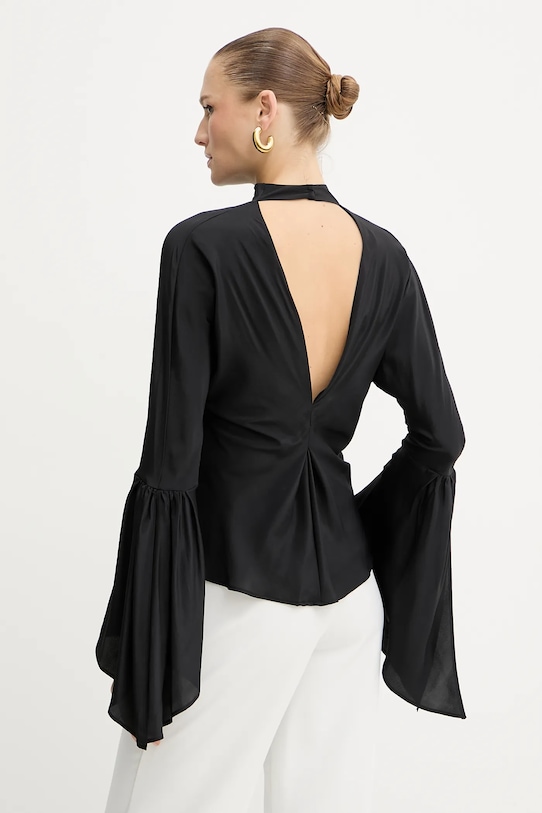 Oblečení Halenka s hedvábím Pinko 105625.A2S9 černá