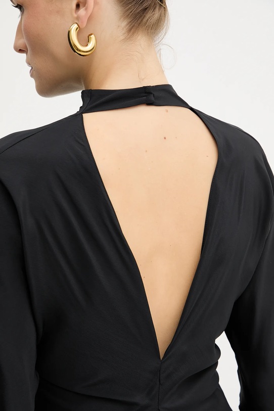 Pinko bluzka z jedwabiem 105625.A2S9 czarny