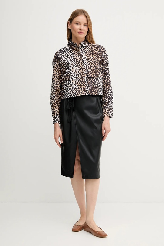 OUI koszula bawełniana 93894 czarny AW25