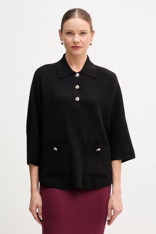 Joseph Ribkoff sweter pozostałe czarny 253962