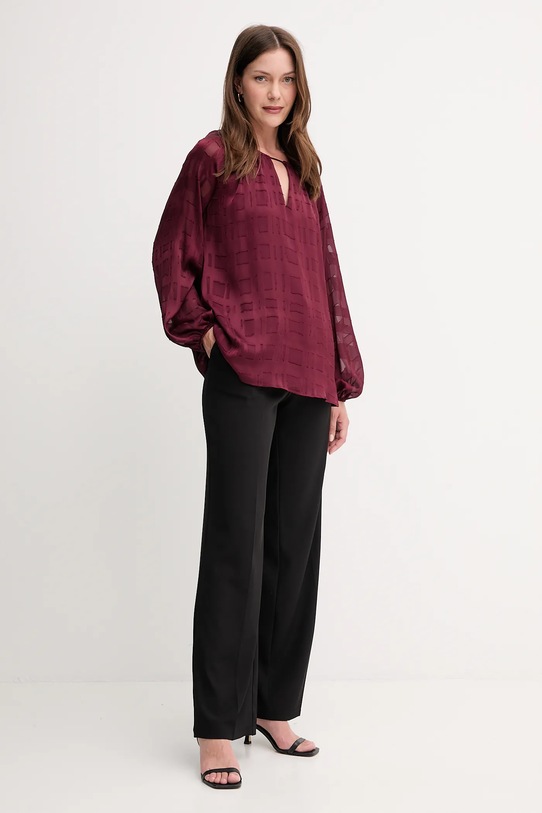 Joseph Ribkoff bluzka 253135 bordowy AW25