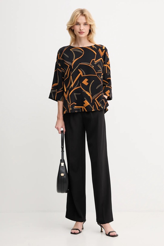 Μπλουζάκι Joseph Ribkoff 253238 μαύρο AW25
