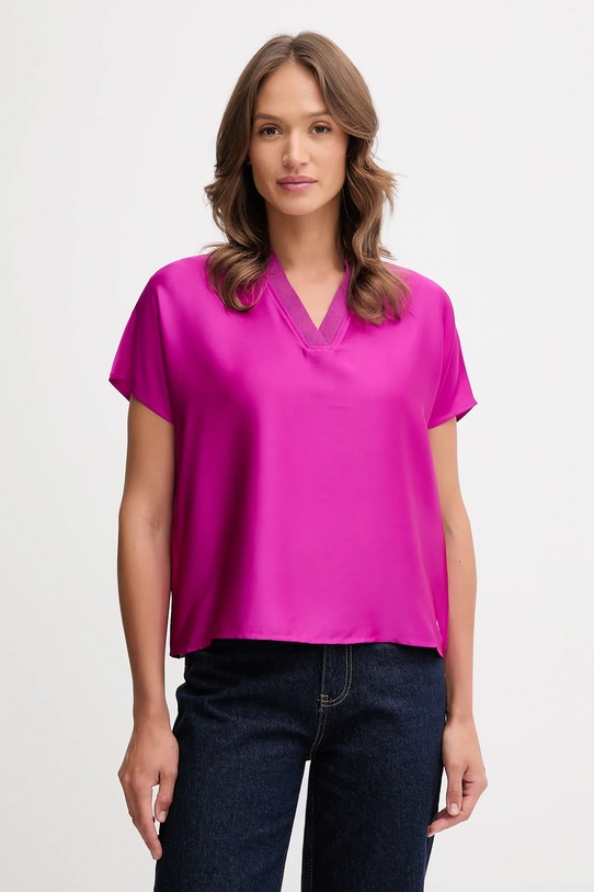 Μπλουζάκι Joseph Ribkoff με ελαστάν μωβ 253921