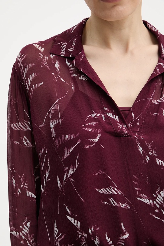 Armani Exchange bluzka XW001019.AF12051 bordowy