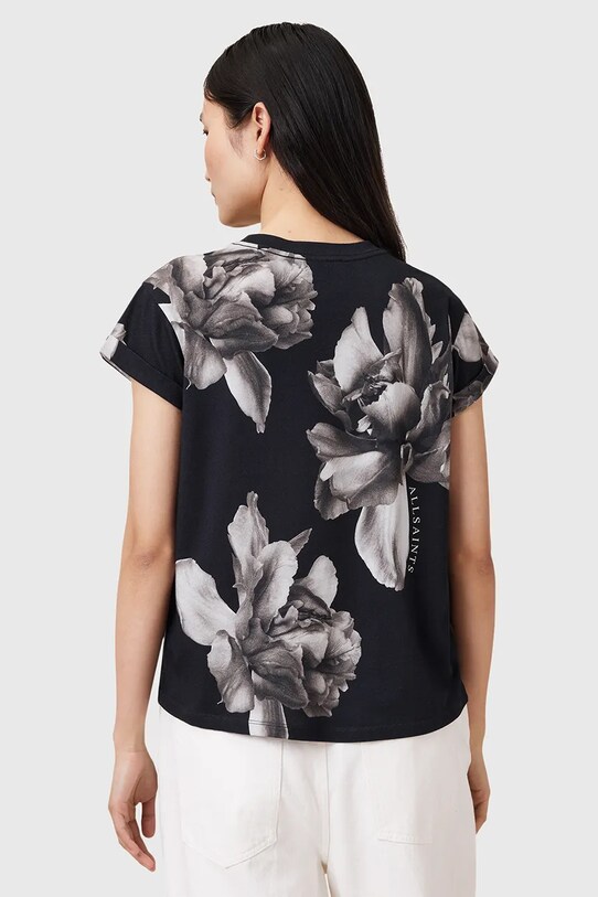 Îmbrăcăminte AllSaints tricou din bumbac ANNA W213JC negru