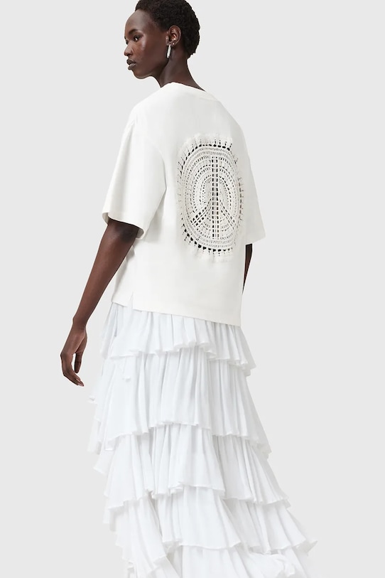 Бавовняна футболка AllSaints AMELIE бавовна бежевий W224JC