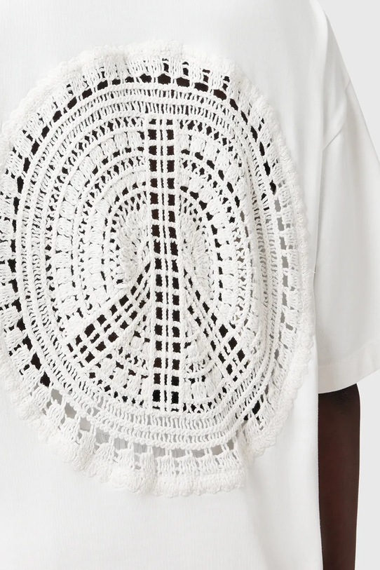 Памучна тениска AllSaints AMELIE бежов W224JC