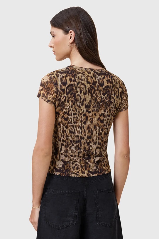 Oblečenie Blúzka AllSaints ELLIE W266JC hnedá