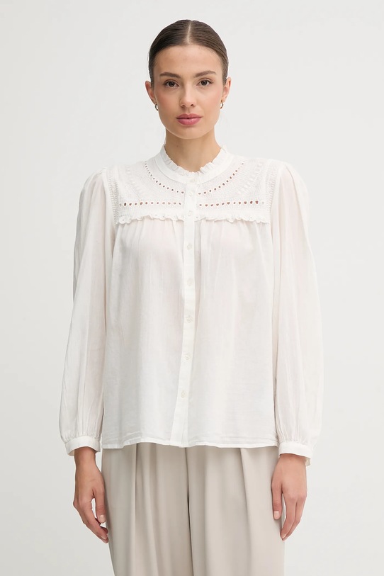 Hoss Intropia koszula bawełniana regular biały 6282657