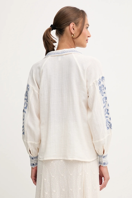 Oblačila Majica z lanom Hoss Intropia 6282664 bež