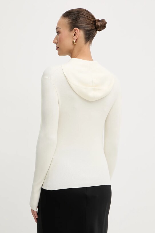 Oblečení Vlněný kardigan Victoria Beckham 1325KTP006406A béžová