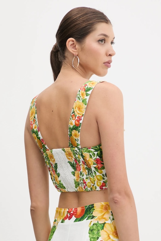 Odjeća Lanena bluza Farm Rio 335881 zelena